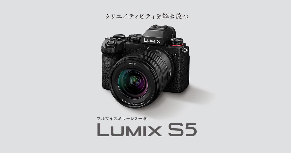 2021年1月の選択 LUMIX S5 パナソニック ミラーレスフルサイズ一眼 (DC